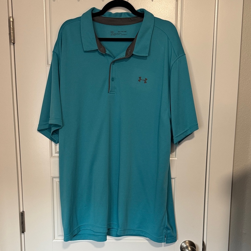 Under Armour Men's Aqua Polo Shirt